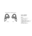 PATILLA GHOST SRAM FRHG002. DERAILLEUR HANGER - SRAM & SHIMA