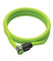 CANDADO ESPIRAL ONGUARD NEON LIGHT COMBO 120 CM X 8 MM VERDE